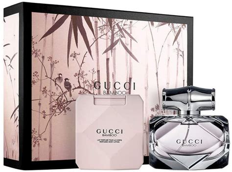 gucci flora and gucci bamboo perfume gift set|Gucci bamboo perfume original.